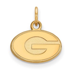 Black Bow Jewelry 10k Yellow Gold Georgia Bulldogs NCAA Extra Small Pendant - 1 of 3