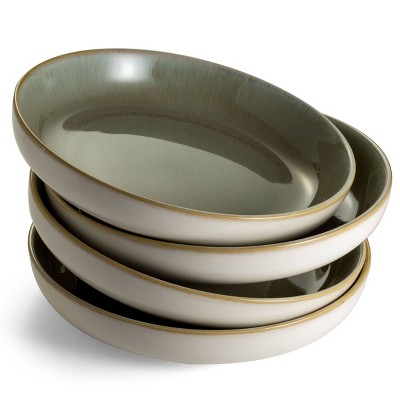 Set Of 4 Resona Moss Dining Bowl Set Green - Sango : Target