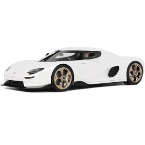 2024 Koenigsegg CC850 Crystal White 1/18 Model Car by GT Spirit - 1 of 4