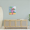 Stupell Industries Looking Good Flamingo Tropical Canvas Wall Art - 2 of 3