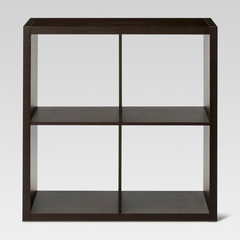 4 Cube Organizer Shelf Espresso Brown 13 Threshold Target