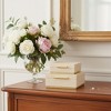 HomeRoots Set of Two Taupe And Gold Square Nesting Decorative Storage Boxes With Lids - 2 of 4