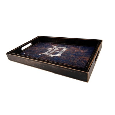 MLB Detroit Tigers Distressed Tray