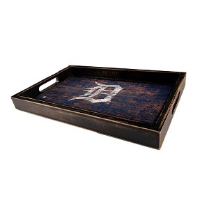MLB Detroit Tigers Distressed Tray - 1 of 3