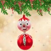 De Carlini Italian Ornaments 6.5 Inch Cherry Chuckles With Green Christmas Tree Ornament , Clown Ornament Christmas (1PC) - 2 of 4