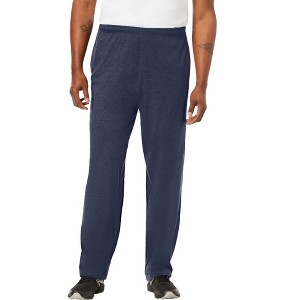 KingSize Lightweight Jersey Open Bottom Sweatpants - 1 of 4