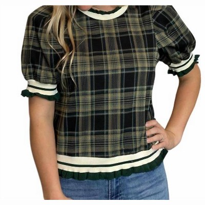 Women's Plaid Top - entro