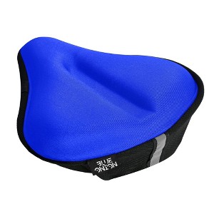 Urban Sombrero Blue Onion Gel Bike Seat Cover with Safety Reflector - Comfortable Cushion - 1 of 4