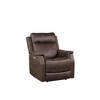 Dual-Power Recliner Chair with Power Footrest & Headrest, USB Charging, Foam Cushion, Contemporary Design - 3 of 4
