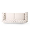 Mirod Comfy 3-Seat Sofa with Wooden Legs, Retro Style for Living Room and Study - 3 of 4