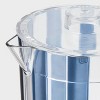 70 fl oz Striped Beverage Picher Navy Blue - Sun Squad™ - 3 of 3