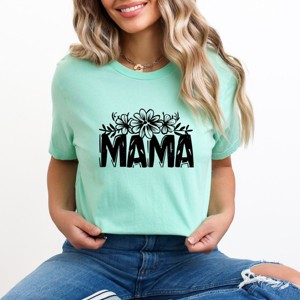 Simply Sage Market Mama Topped With Flowers Short Sleeve Tee - 1 of 4