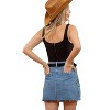 Women's Cargo Denim Mini Skirt - Blu Pepper - 2 of 2