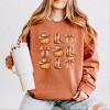Simply Sage Market Coquette Western Fall Chart Lightweight Garment Dyed Sweatshirt - 2 of 4