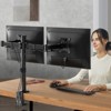 Dual arm monitor stand, can accommodate 2 screens up to 32 In, each monitor arm can support 17.6 LBS, Easy Installation - 4 of 4
