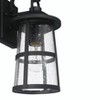 Robert Stevenson Lighting Nantucket Coastal Metal and Glass Wall Mounted Outdoor Lantern Light Matte Black: ETL & UL Listed, 1-Light Fixture - 4 of 4