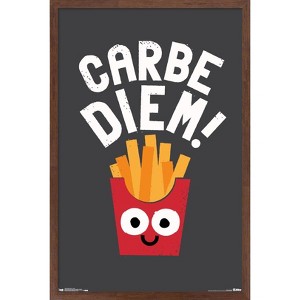 Trends International David Olenick - Carbs Framed Wall Poster Prints - 1 of 4
