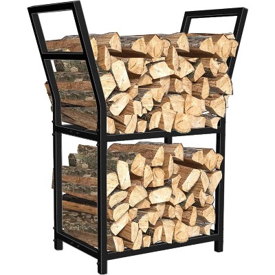 attop 2 Tier Firewood Holder for Fireplace