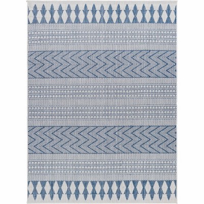 Hauteloom Asif Blue & Gray Area Rug