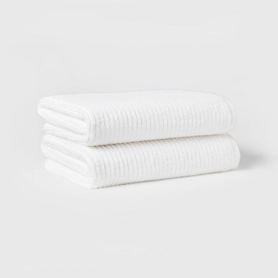 70 x 140 Centimeters High Absorbency Westlane Linens Premium Egyptian Cotton White Large Bath Towel Set Multipurpose Quick Drying Pool Gym Towel Set White, 2 Lightweight 