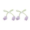 Unique Bargains Tulip Bow Shoelace Charms 1 Pair - 4 of 4