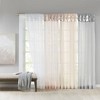 Kumasinova 2 PCS Lightweight Voile Sheer Curtain Panel,Living Room Curtains with Twisted Tab Top,Oeko-Tex Certified,Machine Washable - 4 of 4