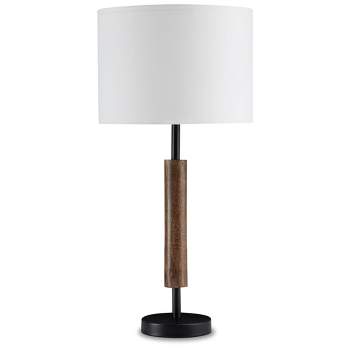 Set of 2 Maliny Table Lamps Black/Brown - Signature Design by Ashley