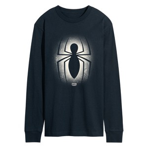 Men's - Marvel - Spider-Man Spray Paint Logo Long Sleeve Graphic T-Shirt - 1 of 3