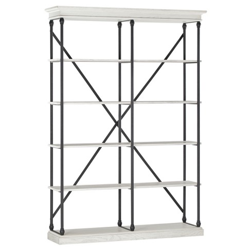 84 Belvidere 5 Shelf Etagere Bookshelf White Inspire Q Target