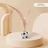 Pet Chicken Feather Bouncing Ball Lightweight Interactive Cat Dog Toy with Erratic Bounce Trajectory  Elastic Bouncy Cat Toys with Feather Tails - 2 of 4