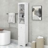 OUTSUPPLY Tall Bathroom Cabinet, Freestanding Storage Cabinet with Drawer, MDF Board, Adjustable Shelf - 2 of 4