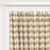 Kate Aurora Plaid Country Farmhouse French Door Curtain Panel With Matching Tieback - 4 of 4