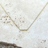 Adornia 14k Gold Plated Mama Necklace - 3 of 4