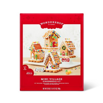 Holiday Mini Village Gingerbread House Kit - 28oz - Wondershop™