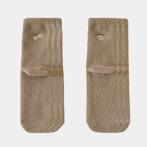Anna-Kaci Women's 3-Pair Fuzzy Crew Sock Set with Cute Embroidery US 5–10 - 1 of 4