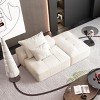 Modern Modular Sectional Sofa, DIY Layout Design Sofa, Tufted Sofa with Chenille Fabric Textile and Foam Pillows-Baofuwish - 2 of 4