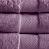 Vynxaria Purple 6 Piece Cotton Bath Towel Set - 3 of 4