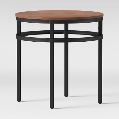 Ellsworth Wood/Metal Accent Table - Threshold™