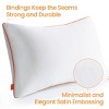 DSVIMOY Support Pillow Luxury Neck and Shoulder Support Pillow Set for All Sleep Positions, White, 16.5"*10.6"*6.7" - 3 of 4