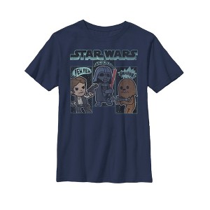Boy's Star Wars Cartoon Sounds T-Shirt - 1 of 3