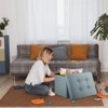 Itopfox Foldable Storage Ottoman Bench with Hidden Compartment, Soft Foot Rest Stool for Living Room, Bedroom, Dorm, Entryway - 2 of 4