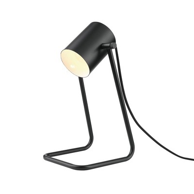 14" Sahara Swing Shade Desk Lamp Matte Black - Globe Electric