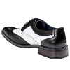 Gino Vitale Men's Two Tone Wing Tip Oxford Dress Shoes - 2 of 3