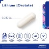 Pure Encapsulations Lithium Orotate 5 mg - with N-Acetyl-L-Cysteine (NAC) for Memory & Brain Behavior* - Gluten Free & Non-GMO - 3 of 4