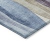 HomeRoots 3' X 5' Denim Blue And Purple Abstract Washable Indoor Outdoor Area Rug - 4 of 4