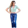 Women's Kammy V-neck Crop Top - be cool - 3 of 3