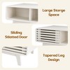 SEVOBAL Coffee Table End Table Modern Table with Storage Mid Century Farmhouse Wood Coffee Table Tables Living Room Stand, White, 23.6"*43.3"*15.7" - 4 of 4