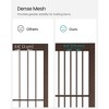 3-Tier Industrial Metal Storage Rack with Wheels - 23.6" Wide Mesh Shelving Unit for Kitchen, Bathroom, Entryway - 4 of 4