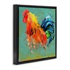 Stupell Industries Urban Abstract Rooster Splash, 18" x 18" - 3 of 4