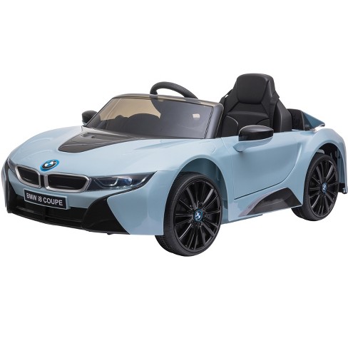 Aosom Licensed Bmw I8 Coupe Electric Kids Ride on Car 6v Battery Powered Toy With Remote Control Music Horn Lights Mp3 Wheels Blue Target